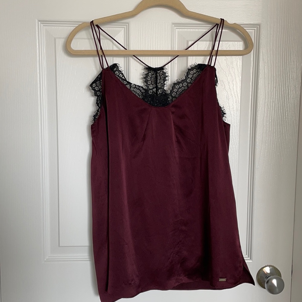 Silk lace cami